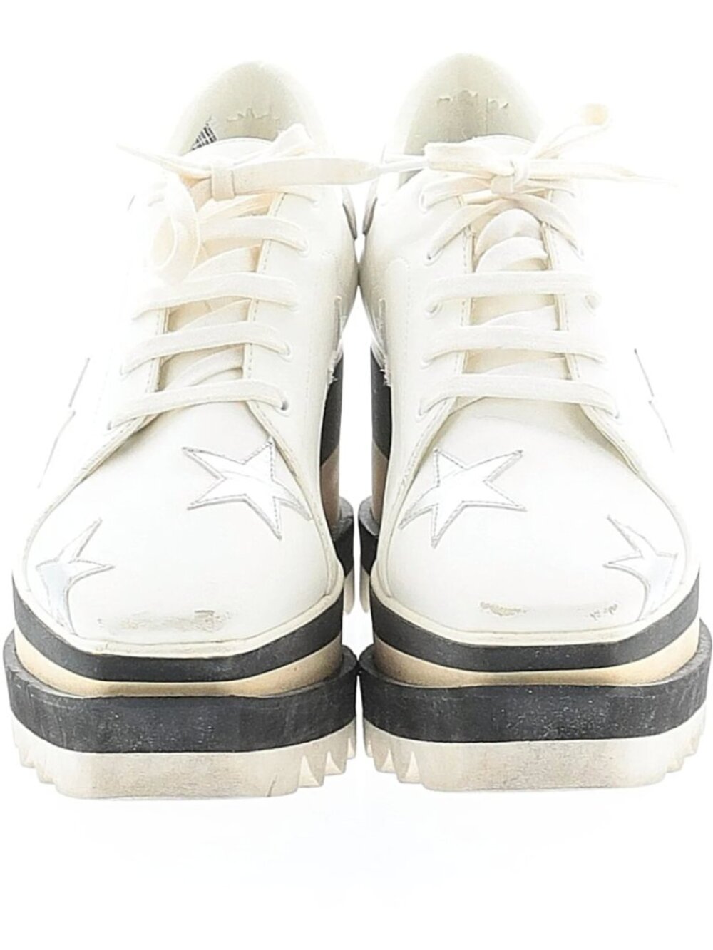 Sella McCartney Off-White Sneak-Elyse Star Oxford EU 38